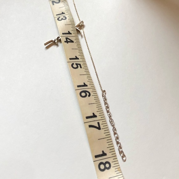 ❗️3/$7 Silver “faith” cross necklace - Picture 2 of 3